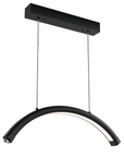 26-Inch LED Half Moon Ceiling Light 48W – Dimmable Salon Lash Nail Tattoo & Facial Lamp