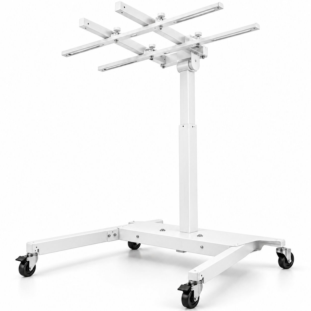 Professional Electric Red Light  Panel Stand – Motorized Height Adjustment, 360° Rotation & 4-Panel Mount