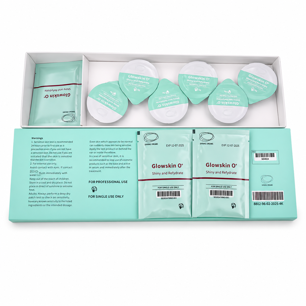 CO2 Oxygen Bubble Facial Kit – Glowskin O+ Capsules