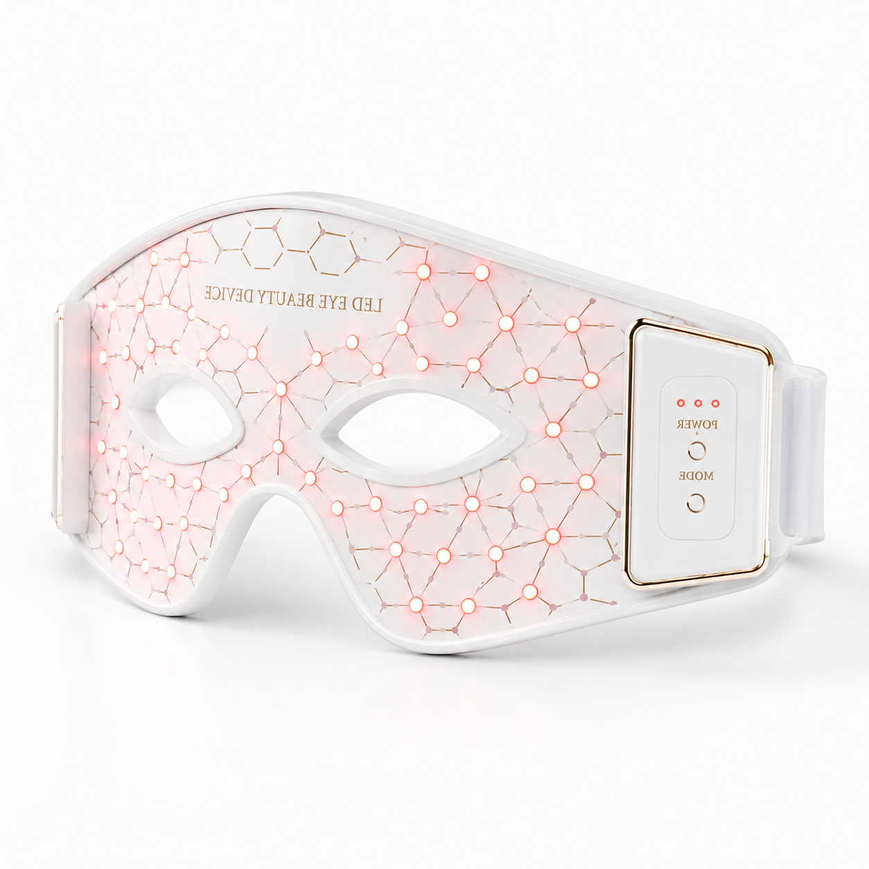 LED Red Light Therapy Eye Mask with 630nm & 850nm Light – Rechargeable Eye Care Device