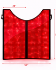 Horse Red & Near-Infrared LED Back Blanket – Battery-Powered Equine Wellness Light Pad