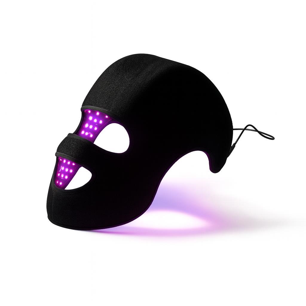 LED Hair Growth & Skin Rejuvenation Mask – 4-Color LLLT Therapy 660nm & 850nm for Anti-Aging, Skin Brightening and Hair Loss Prevention