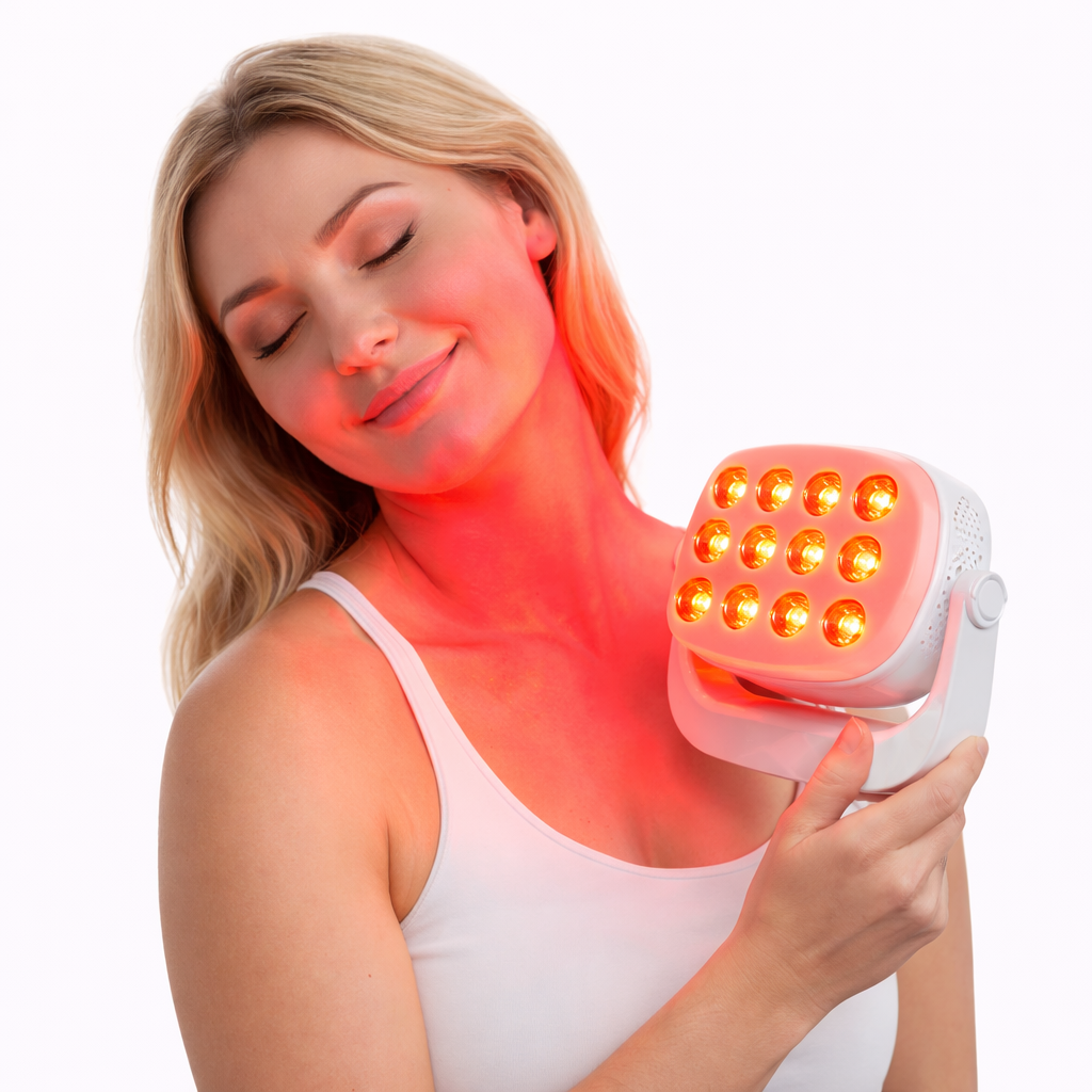 Red Light Therapy Panel Features 12 Leds for Effective 660nm/850nm Wavelength Treatment Infrared Led Light Panel