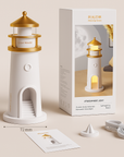 Theia Lighthouse Moon Projection Lamp – Motion Sensor Night Light with Bluetooth Music
