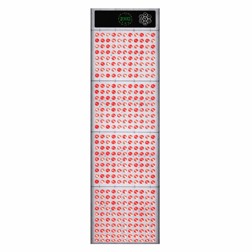 THEIA Infrared Red Light Sauna Panel – Standing Indoor LED Light Sauna, 660nm & 850nm, 1600W, Full Body Use