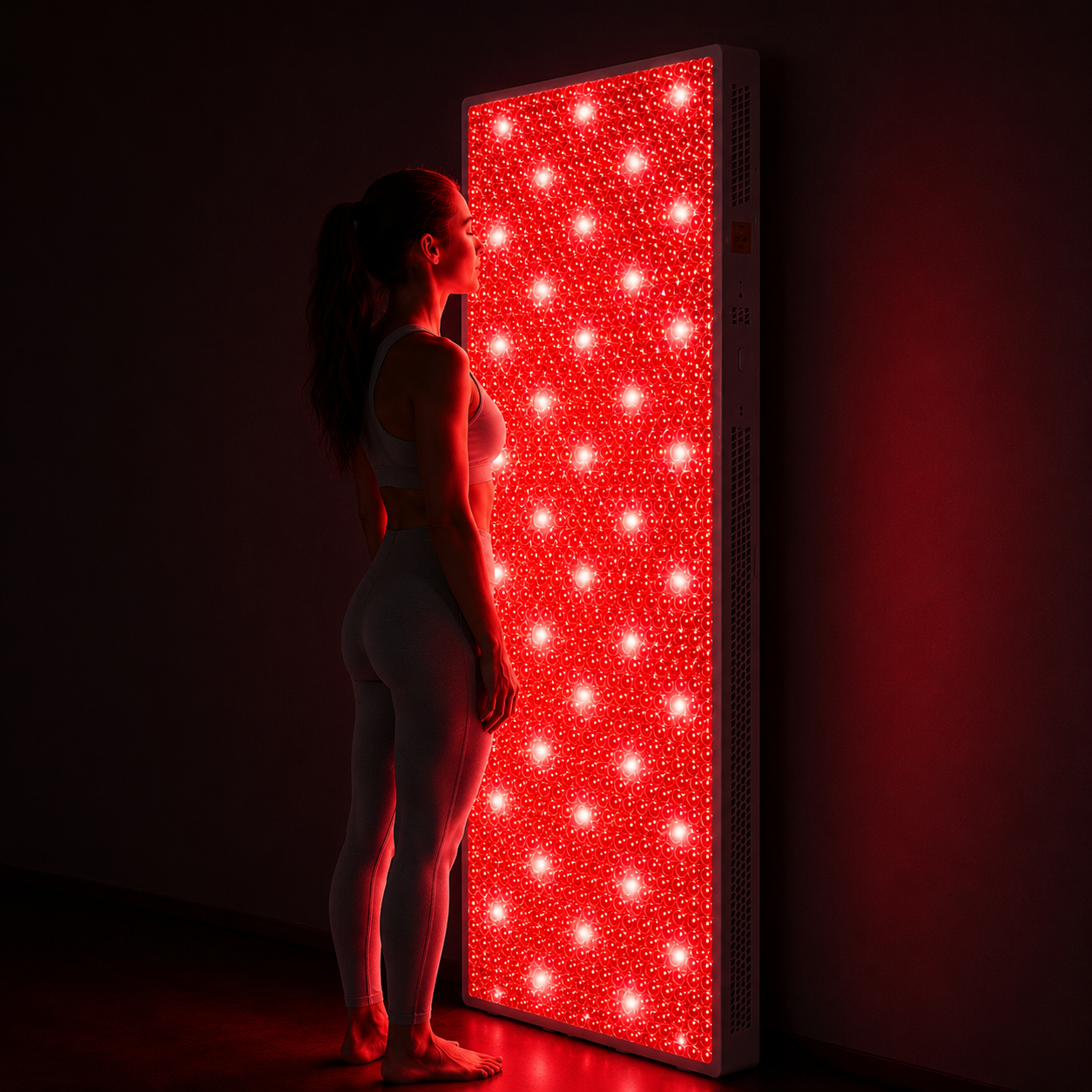 Theia PhotonCore Pro 2000 Full-Body Red Light Therapy Panel – 1152 LEDs, 630/660/810/830/850nm Near Infrared, Touchscreen