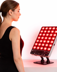 8 Modes Red Light Therapy Panel with 660nm / 850nm / 590nm / 415nm – Mini Desktop LED Device for Skin Care and Anti-Aging