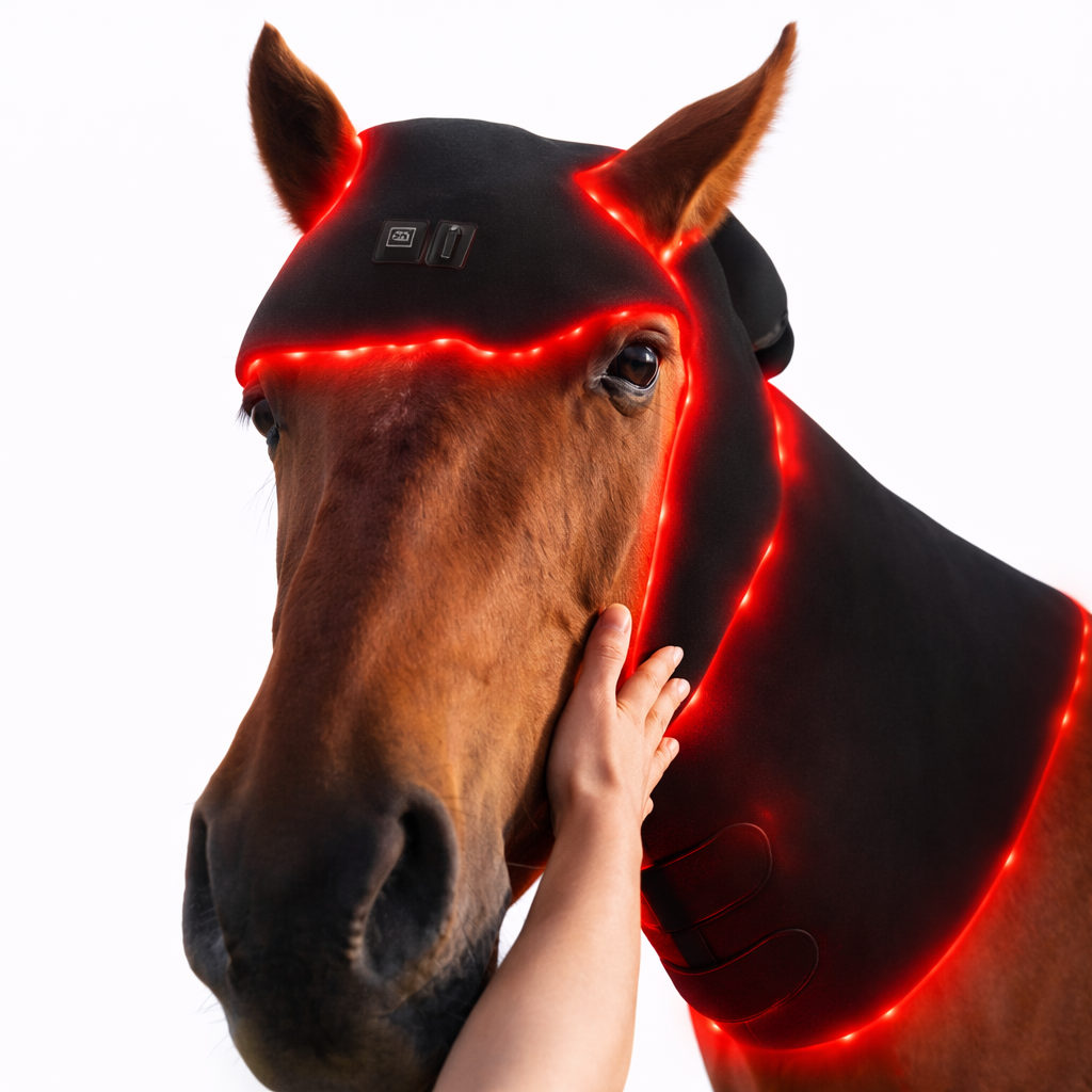 Red & Near-Infrared LED Horse Back Blanket – Equine Wellness Light Wrap (660nm & 850nm