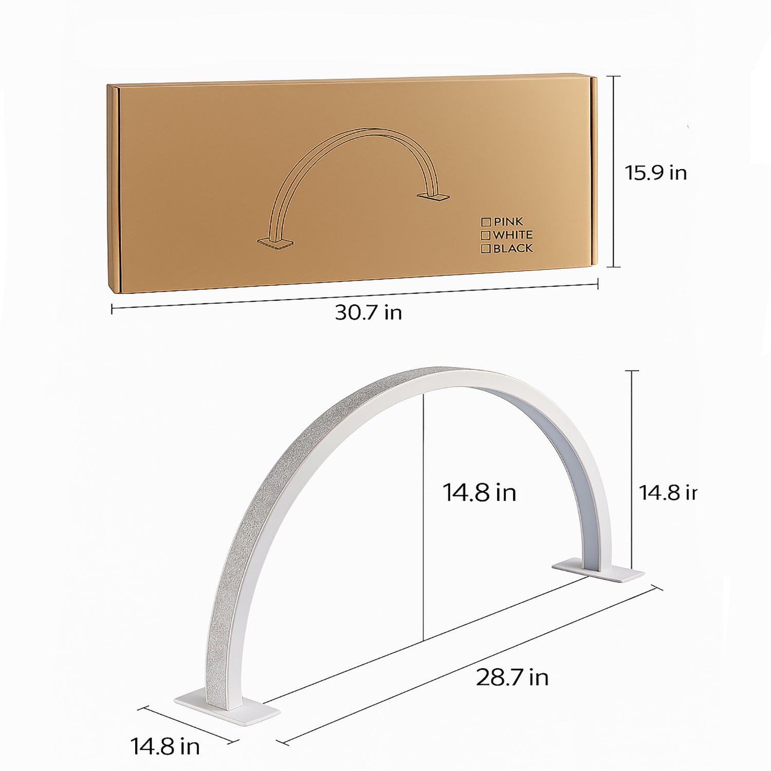 Theia Premium Beauty Salon Nail LED Desk Lamp