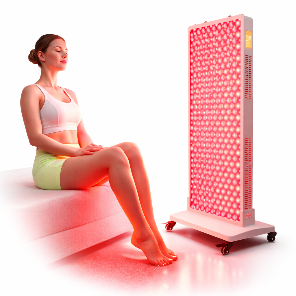 Red Light Therapy Panel – 432 LEDs, Touch Screen, 8 Wavelengths | Elite Red Light Therapy