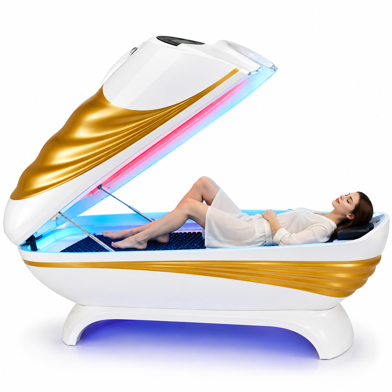 Theia QuantumTherm Elite Wellness Capsule – Far Infrared Hyperthermia Spa Pod with Terahertz Technology