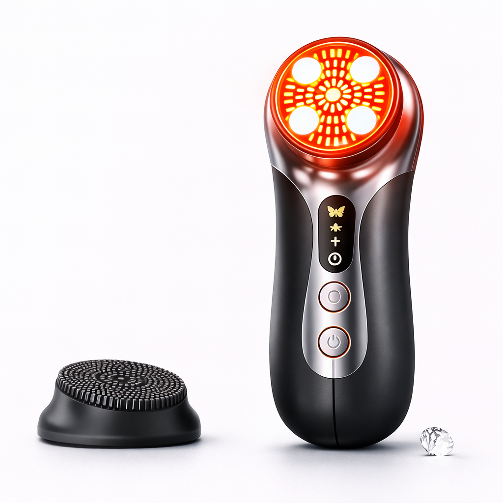 Ultra Facial Therapy PRO – Red & Blue Light Facial Machine for Wrinkle Reduction & Acne Treatment