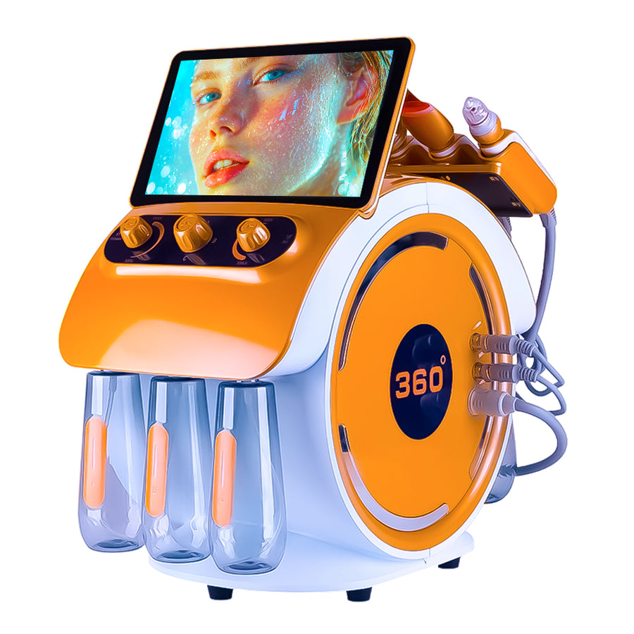 Theia Premium GlowPower 6-in-1 HydraFacial System – 2025 Professional Edition for Deep Skin Rejuvenation