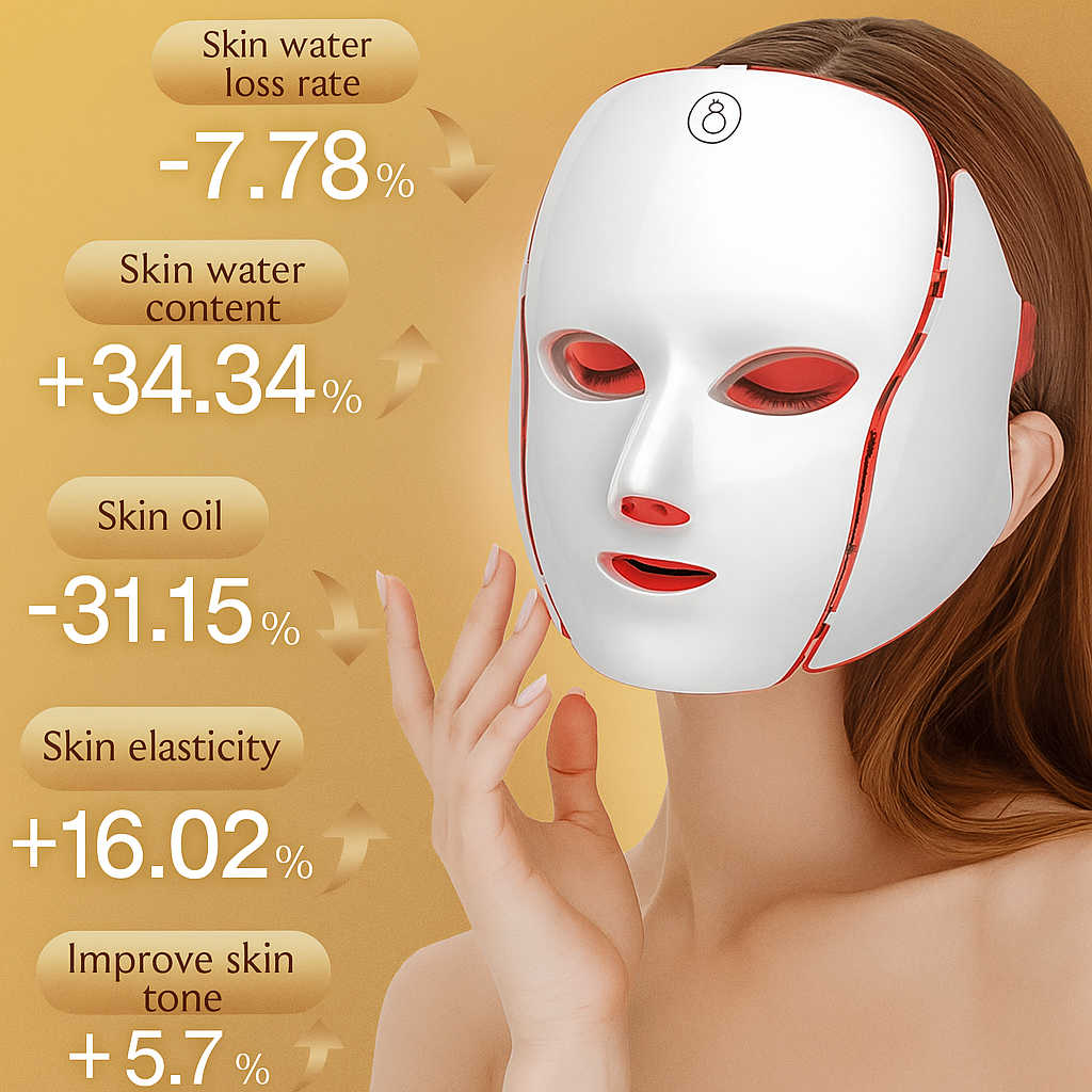 The Ultimate Glow Mask: 7-Color LED Therapy