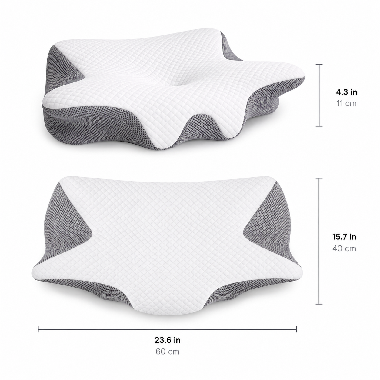 THEIA Ultimate Sleep Pro – Ergonomic Memory Foam Pillow for Neck Support & Spine Alignment
