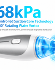 Hydro Dermabrasion Facial Machine with 68kPa Suction, Water Vortex & Dual Tanks