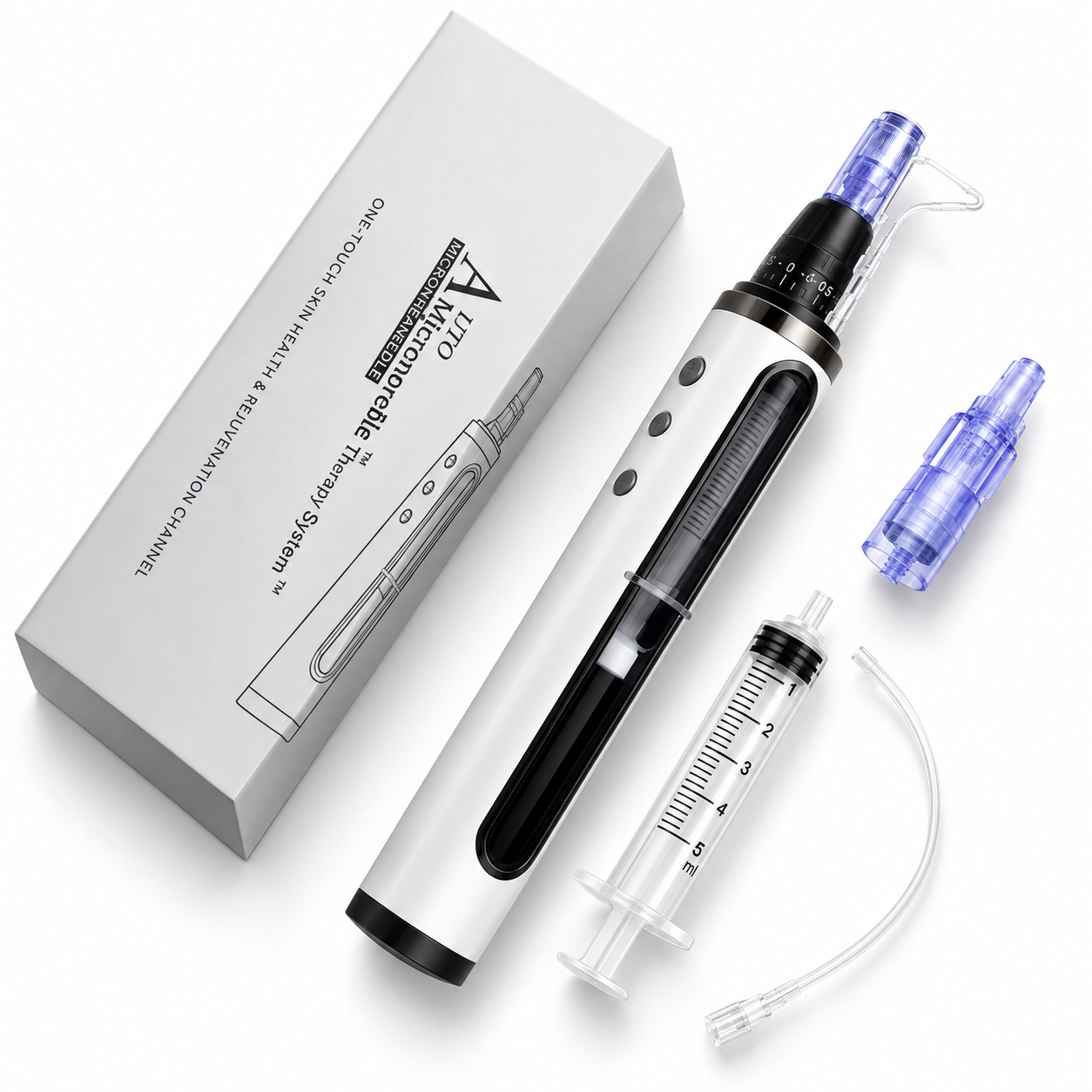 Professional Microneedling & Controlled Serum Infusion in One Handheld Device