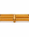 6-Row Wooden Foot Massage Roller with Rotating Reflexology Rollers