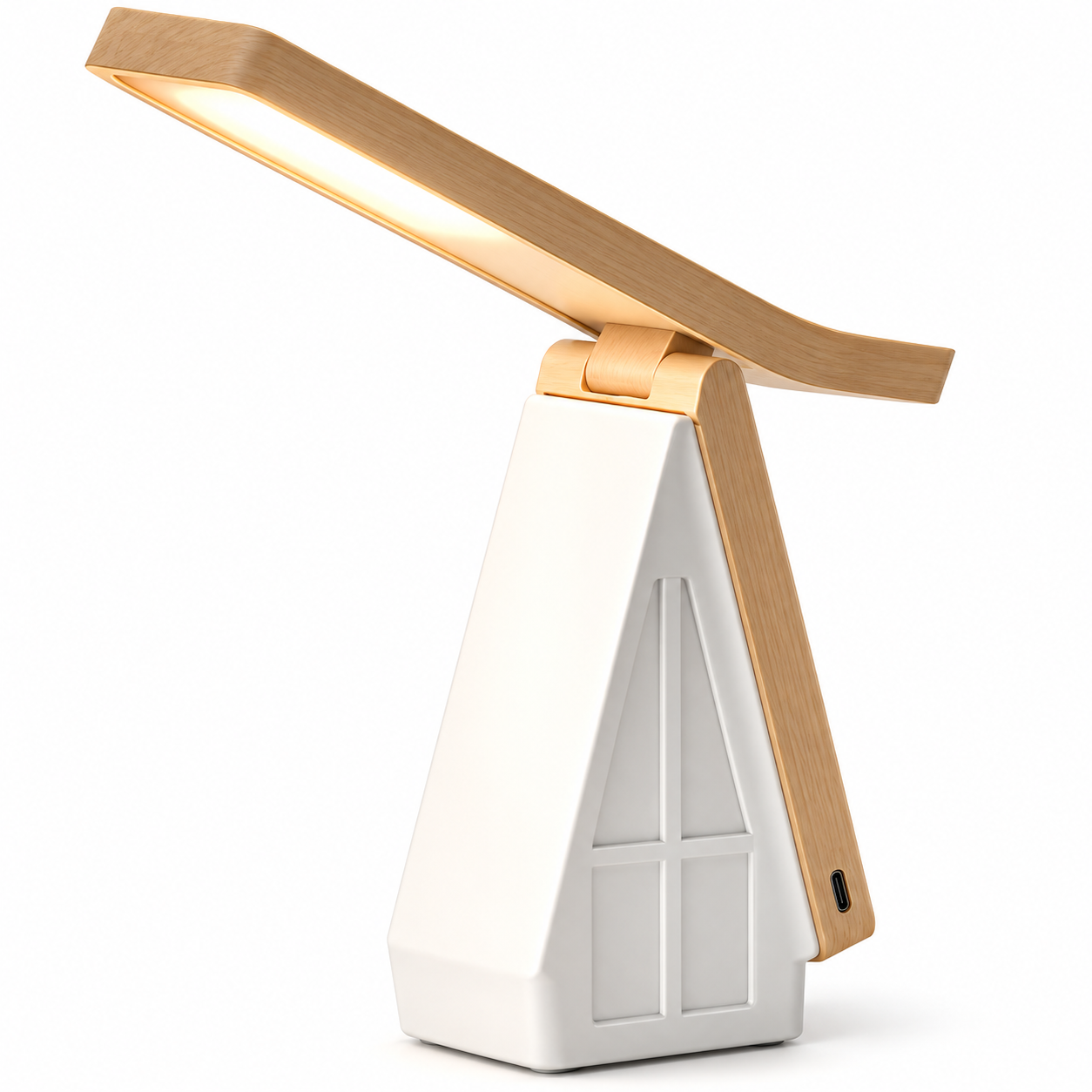 Portable Foldable LED Desk Lamp with 3 Color Modes, 3 Brightness Levels & USB Charging