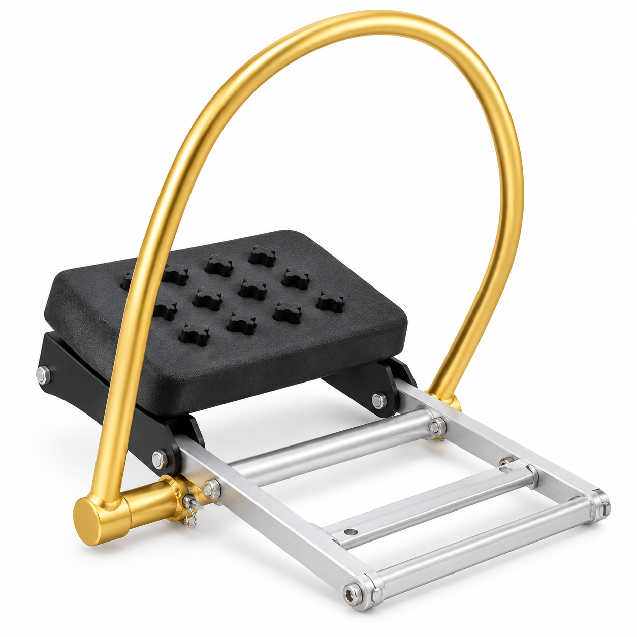 Professional Adjustable Hydrotherapy Head Spa Rack with Water Circulation Arch & Neck Cushion