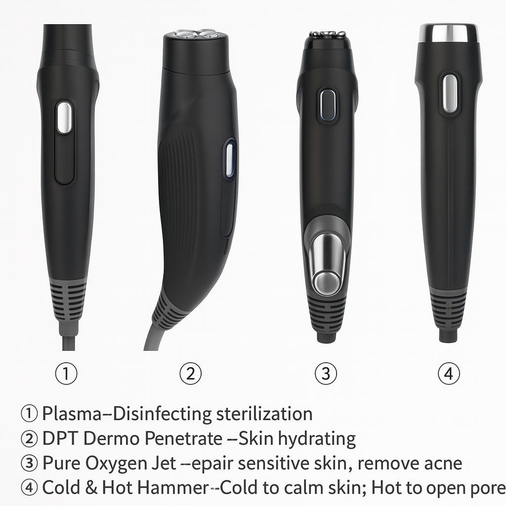 Theia UltraSilk+ 4-in-1 Professional Facial System – Hydra Peeling, Oxygen Jet, DPT Infusion & Plasma Care