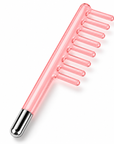 High Frequency Glass Comb Electrode – Pink Replacement Comb Attachment for Scalp & Hair Treatment Devices
