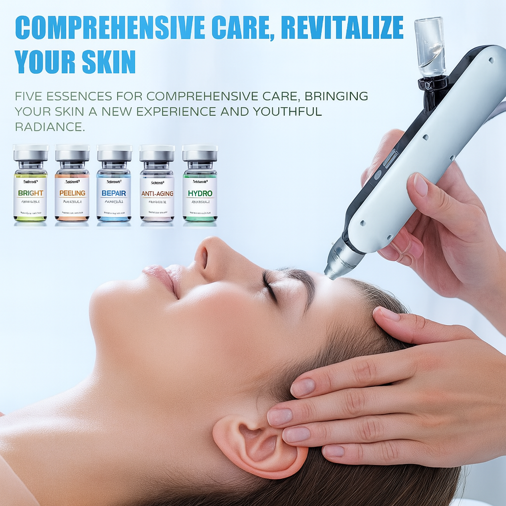 Theia JetPeel Oxygen Ampoule Set – Professional Oxygen Serum for Deep Hydration and Skin Renewal