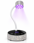 Rhinestone UV/LED Nail Lamp – 36W Rechargeable Gooseneck