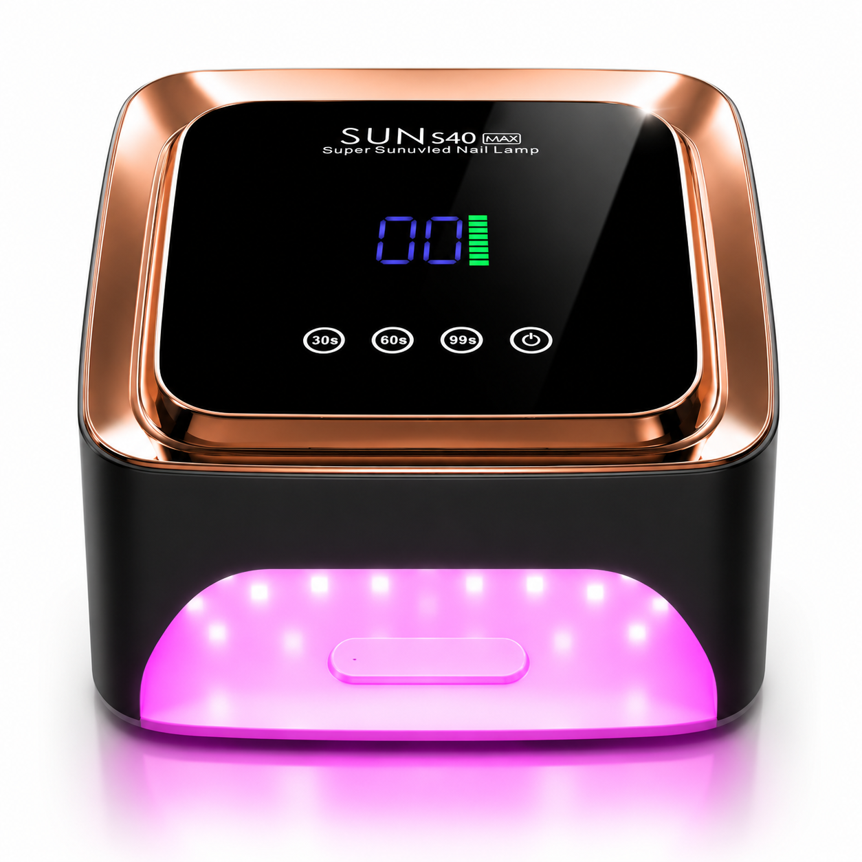 Professional UV LED Nail Lamp – Rechargeable 57 LED Nail Dryer for Gel Polish Curing
