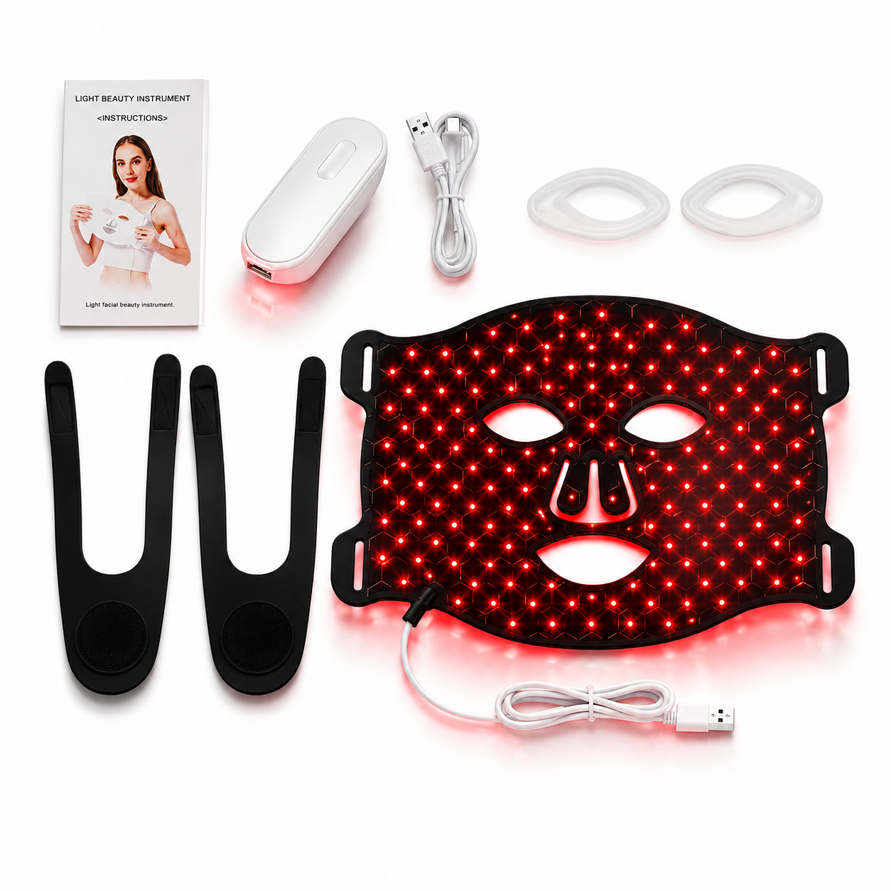 Theia LED Light Therapy Mask – 8-Color LED & Near-Infrared Facial Therapy for Firmer, Clearer-Looking Skin