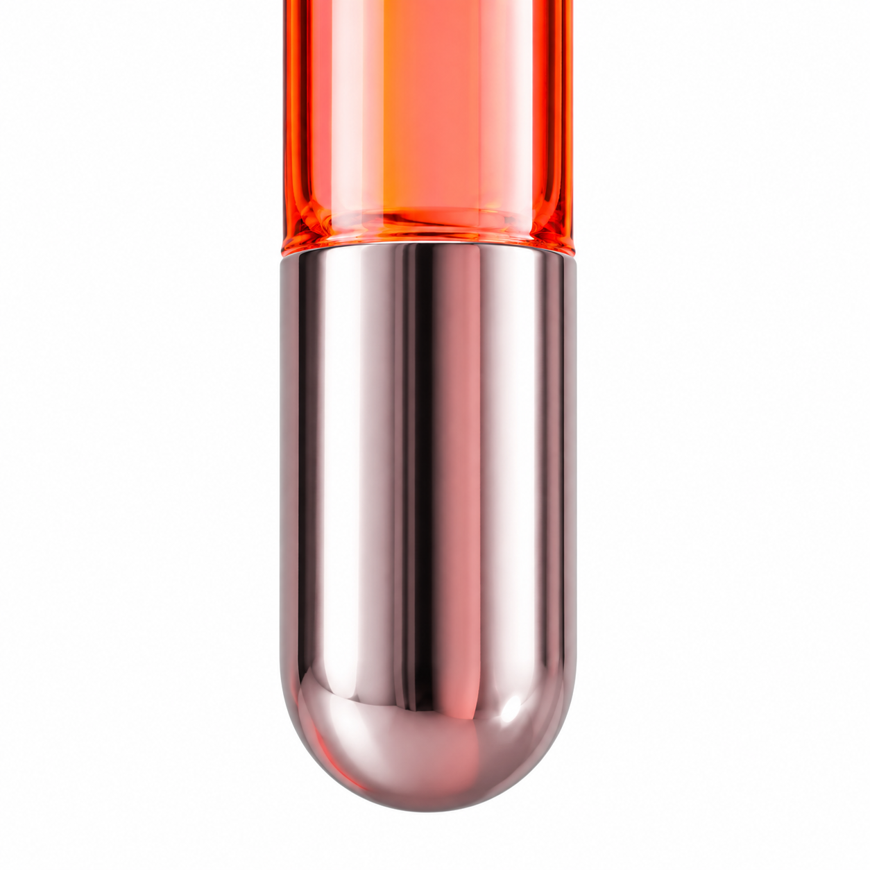 High Frequency Glass Y Electrode – Orange Replacement Attachment for Facial & Neck Beauty Devices