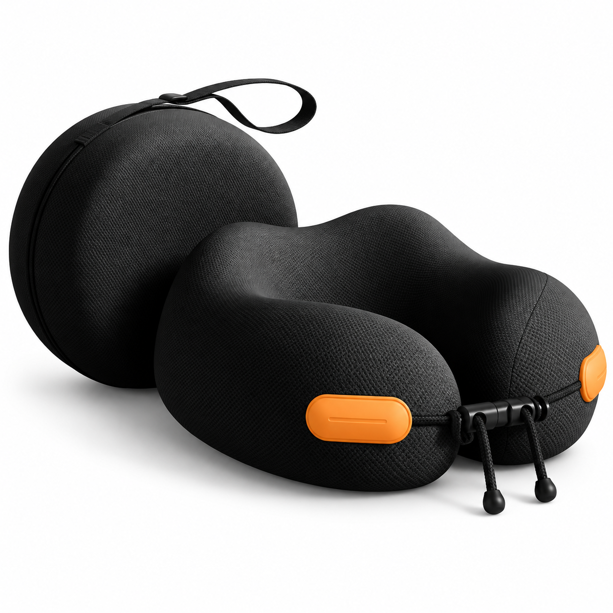 Ergonomic Memory Foam Travel Neck Pillow – Premium Comfort with Portable Storage Case