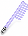 High Frequency Glass Comb Electrode – Purple Replacement Attachment for Scalp & Hair Beauty Devices