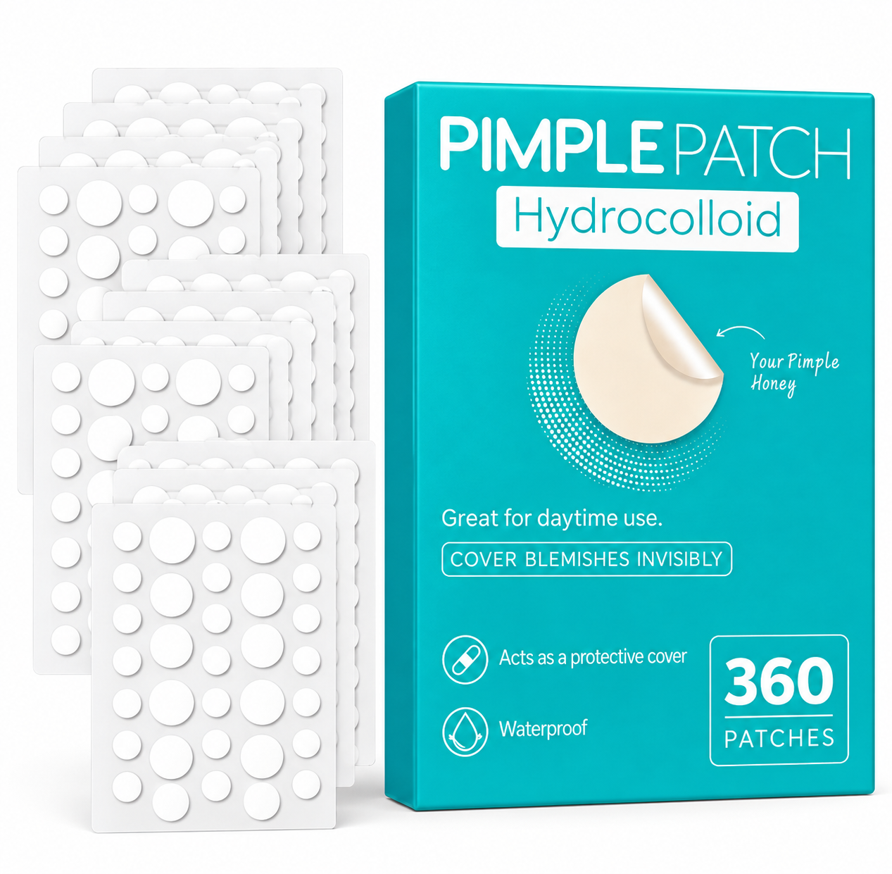 360 Hydrocolloid Blemish Patches