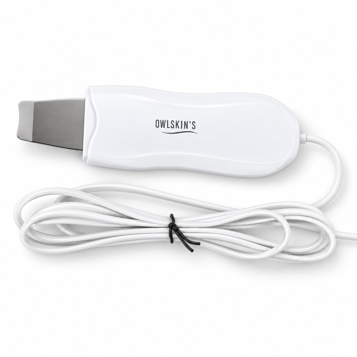 Ultrasonic Skin Scrubber Replacement Handpiece with Cable for Compatible Facial Machines