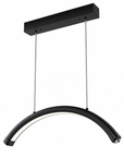 26-Inch LED Half Moon Ceiling Light 48W – Dimmable Salon Lash Nail Tattoo & Facial Lamp