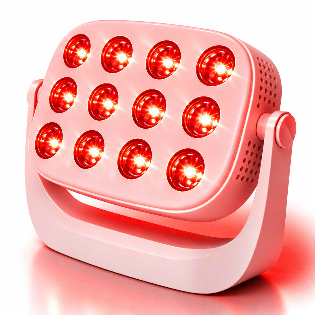 Compact Red & Near-Infrared LED Light Panel – 12 LEDs, 660nm & 850nm