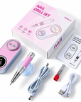Cordless Electric Nail Drill Machine – 40,000 RPM, 25W Rechargeable Manicure & Pedicure Tool