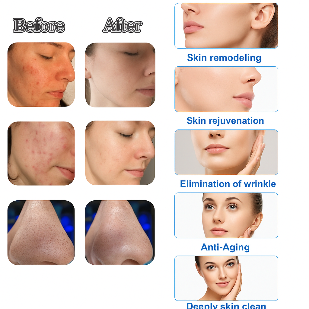 Theia Beautymaster Hydra 14 In 1 Diamond Peeling Hydro Microdermabrasion Oxygen Jet Aqua Facials Skin Care Cleaning Hydra Dermabrasion Facial Machine