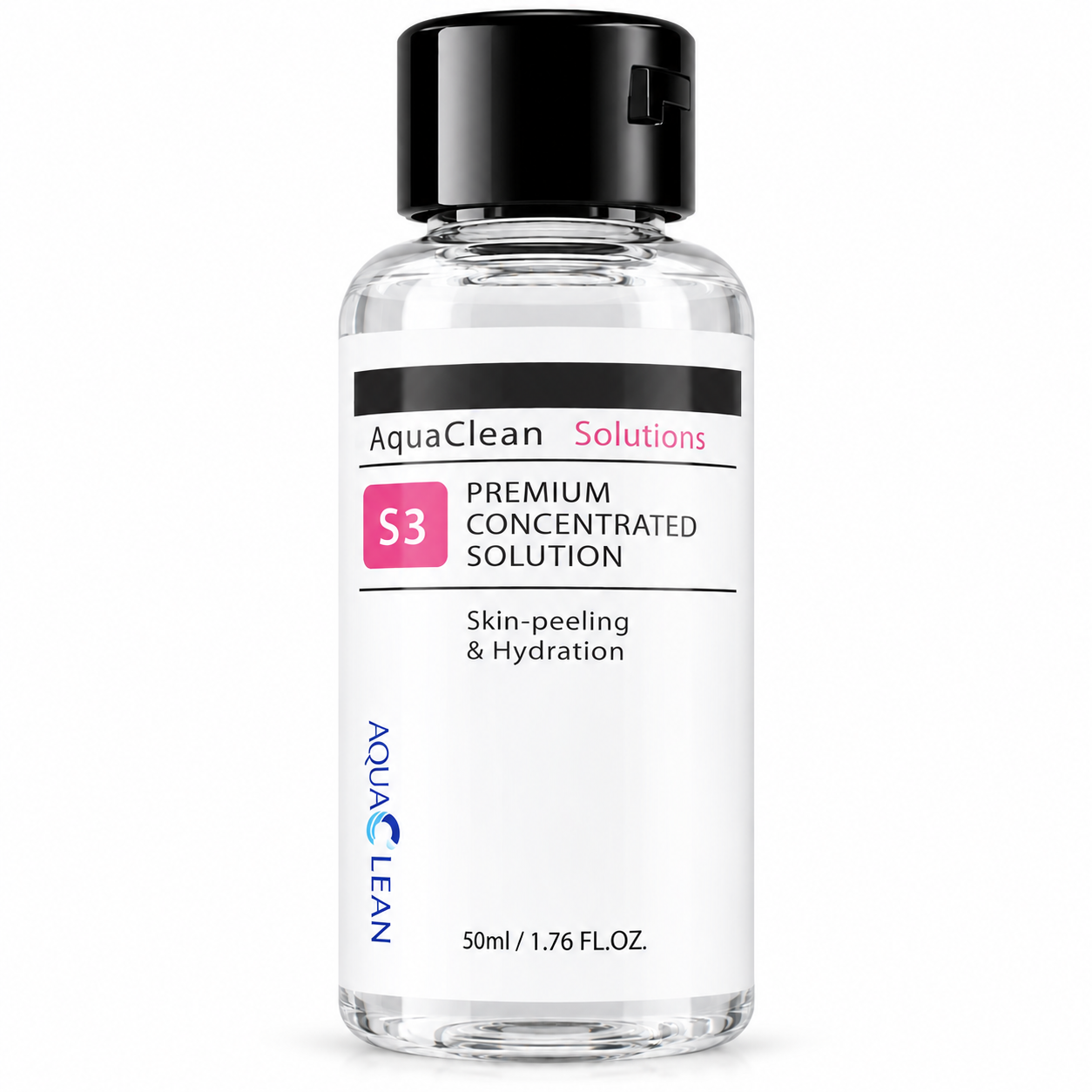 AquaClean S1 S2 S3 Hydro Facial Concentrated Solution Set for Hydro Dermabrasion Machines – 3 × 50ml