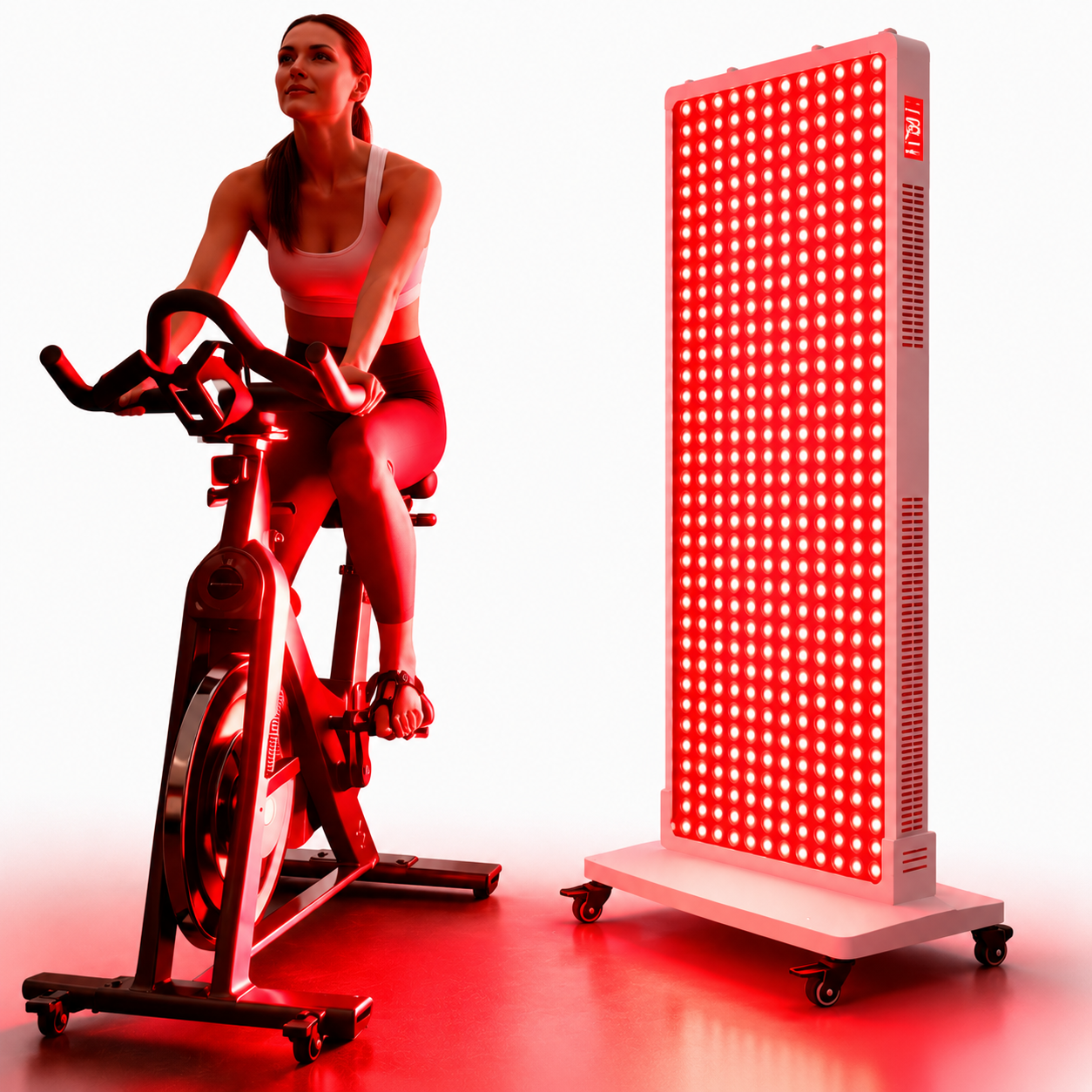 Red Light Therapy Panel – 432 LEDs, Touch Screen, 8 Wavelengths