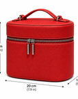 Premium Leather Craftsmanship Meets Elegant Beauty Organization
