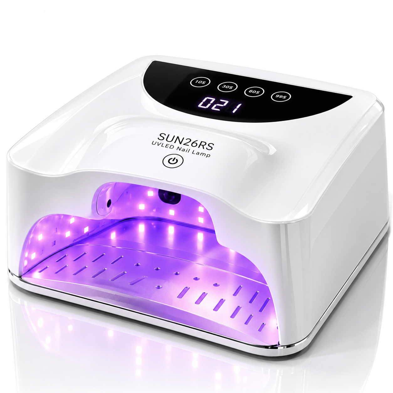 SUN-26RS 2-in-1 UV/LED Nail Lamp – 69 LEDs, Dual-Zone Thumb & Hand Gel Curing Dryer with Smart Sensor