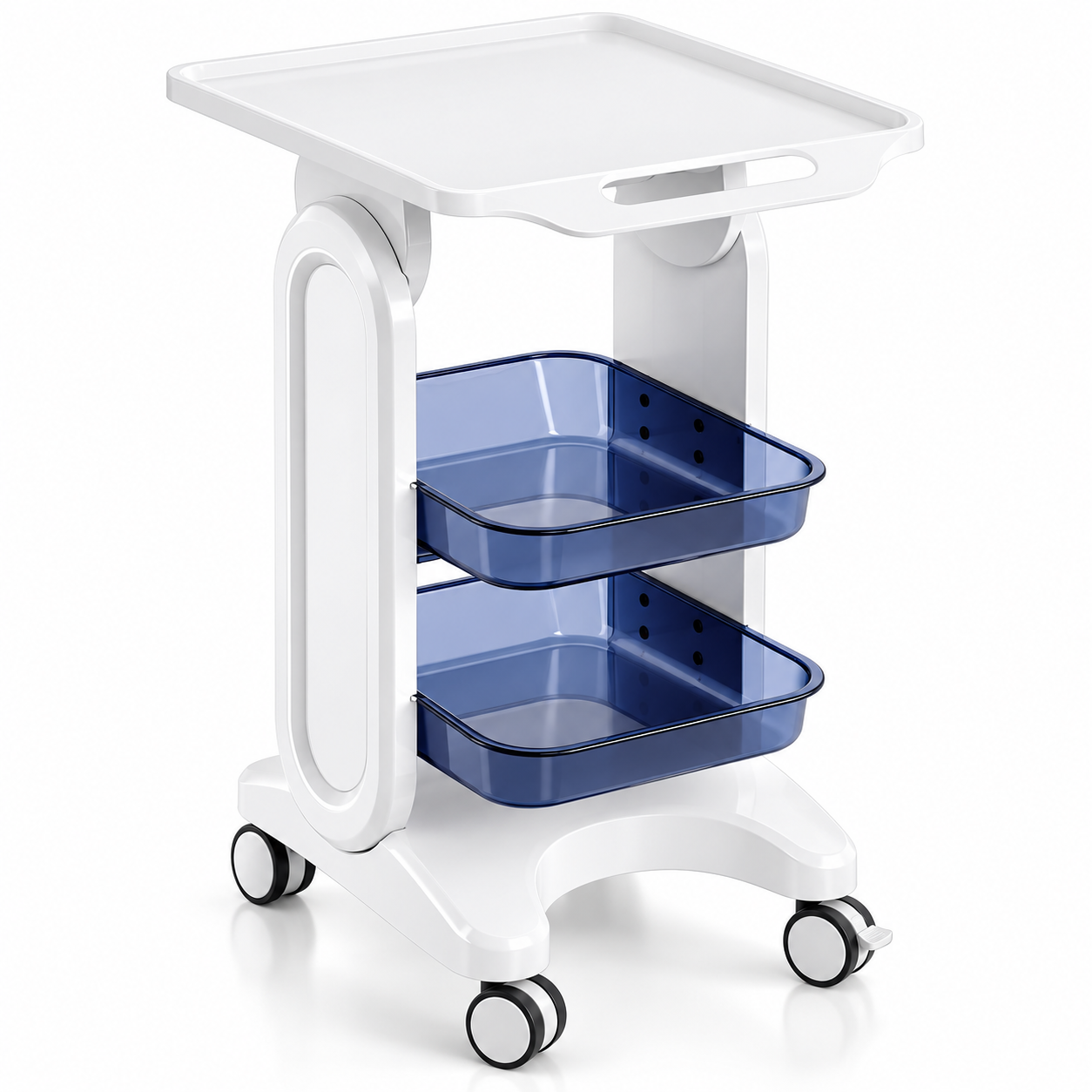 3-Tier Rolling Salon Trolley with Casters