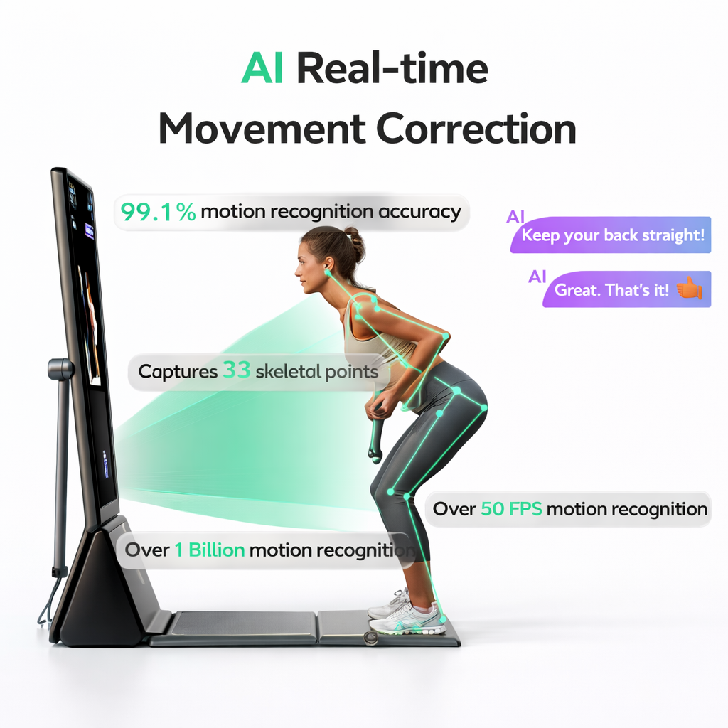 Smart AI Home Gym Equipment for Full-Body Training – Luxury Indoor Fitness System