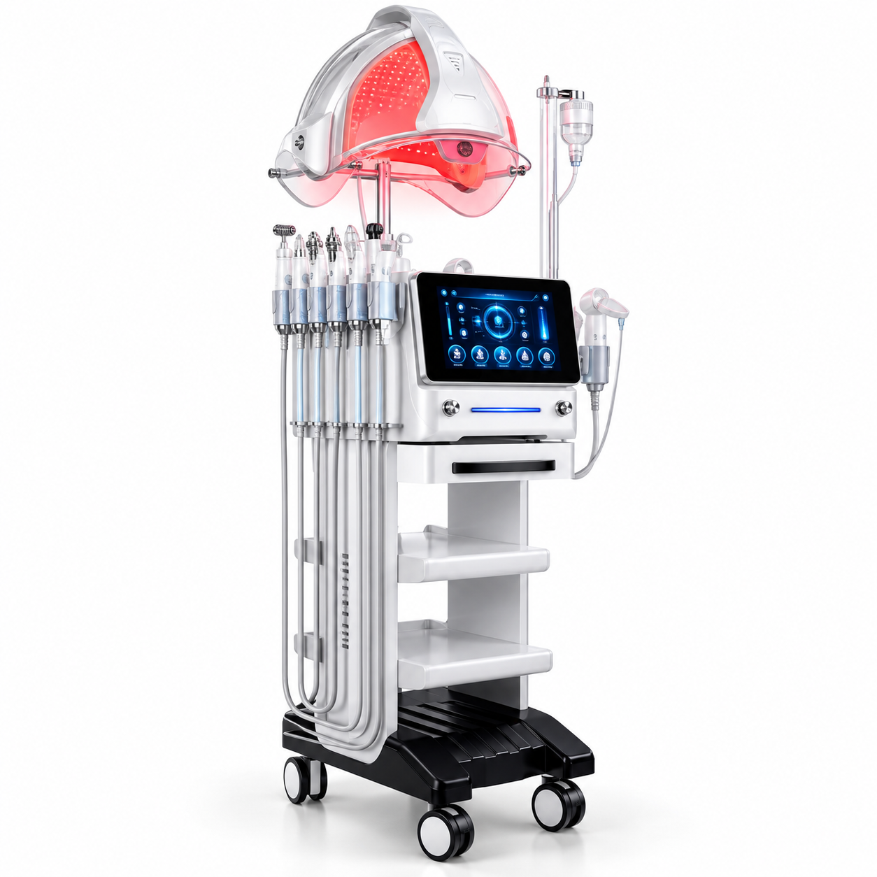 Professional H500 11-in-1 Hydro Oxygen Facial Machine with LED Dome – Advanced Salon Skincare System