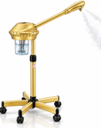 Professional Facial Steamer on Wheels – Adjustable Height 360° Rotating Hot Mist Salon Steamer