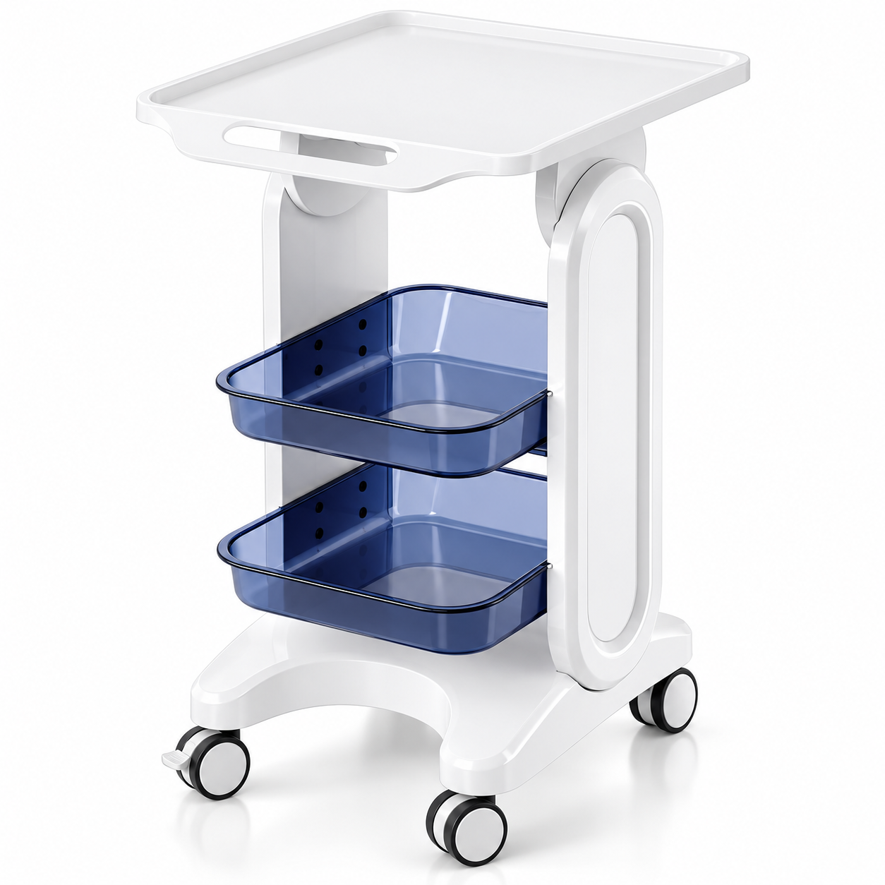 3-Tier Rolling Salon Trolley with Casters