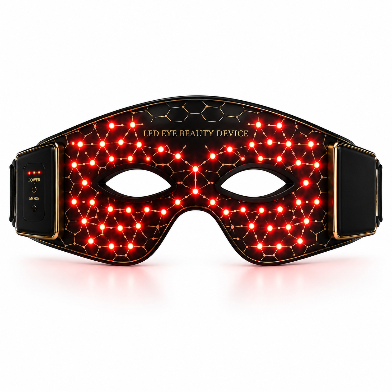 LED Red Light Therapy Eye Mask with 630nm & 850nm Light – Rechargeable Eye Care Device