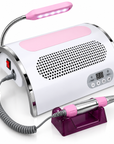 4-in-1 Professional Nail Station – 54W UV LED Lamp, 25,000 RPM Nail Drill & Dust Collector